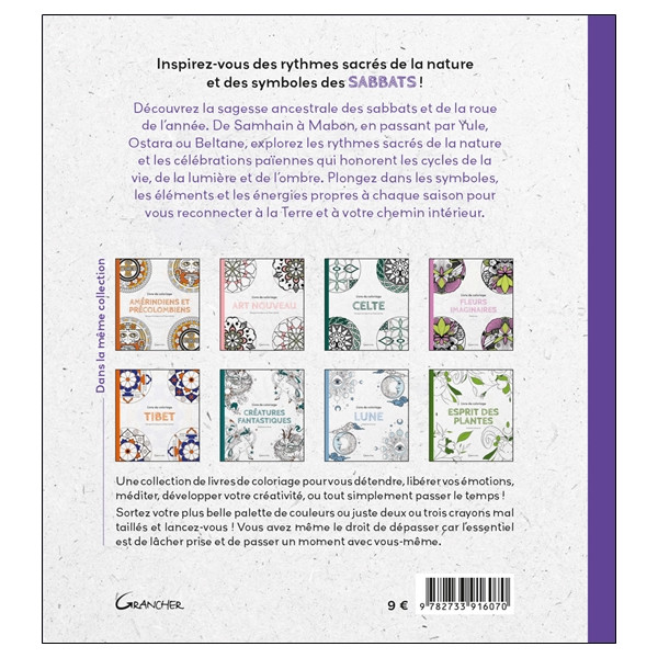 Livre de coloriage Sabbats