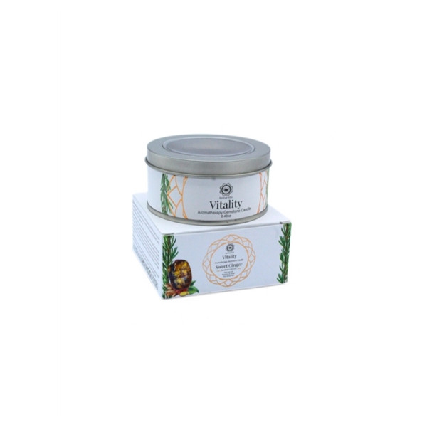 Bougie Litho Green Tree Vitalité - Gingembre doux - 70 grs