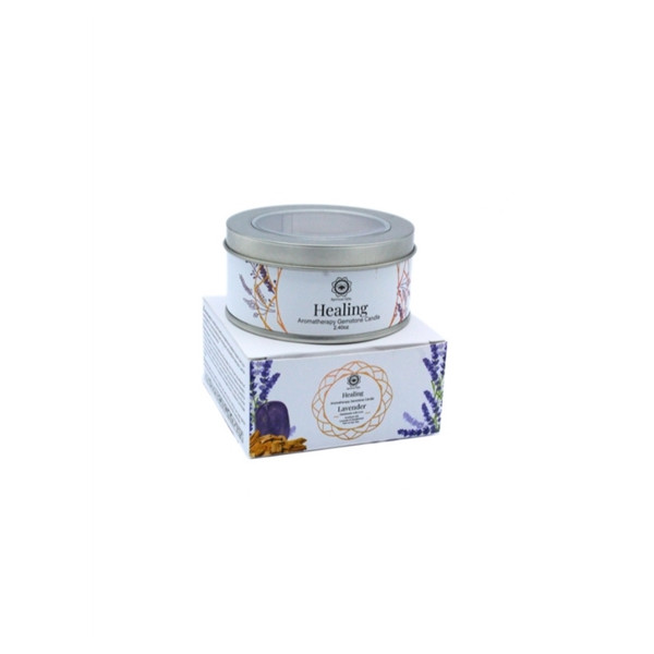 Bougie Litho Green Tree Guérison - Lavande - 70 grs