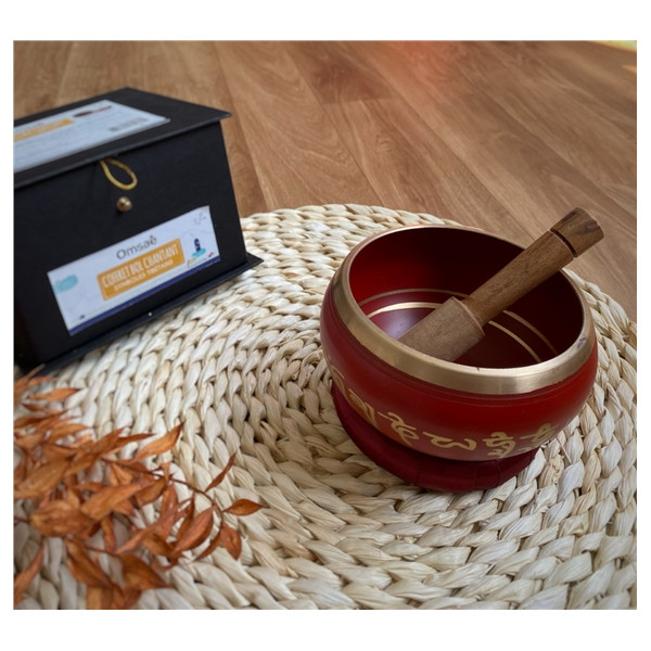 Coffret Bol Chantant Bordeaux Diamètre 12 cm