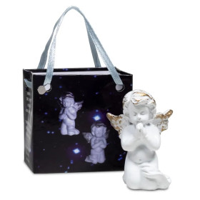 Emballé par 24, Angel priant pour la paix dans un sachet cadeau - 5,3 cm