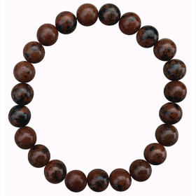 obsidienne acajou 8mm