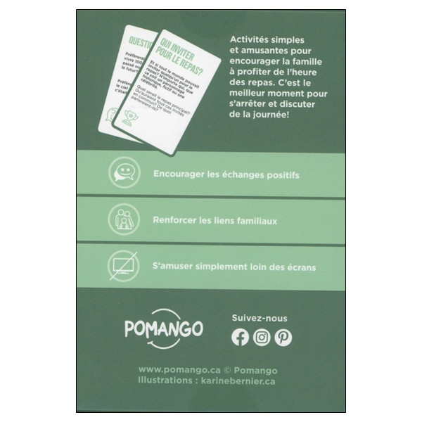 Nos bons moments - À l'heure du repas - 50 cartes