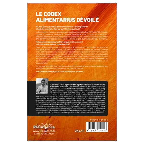 Le codex alimentarius décortiqué - Le système mondial de standardisation de notre nourriture