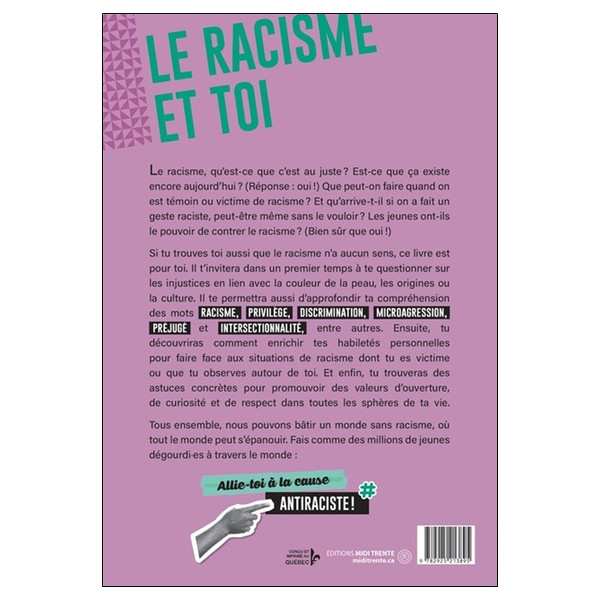 Le racisme et toi - Psychoguide pour jeunes dégourdi.es