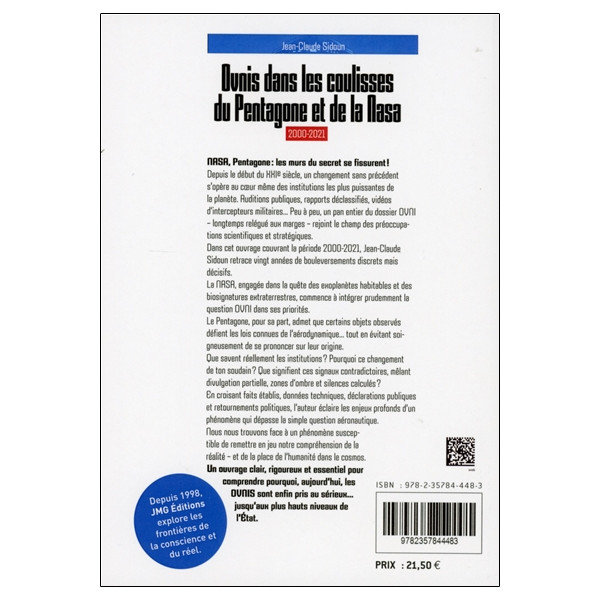 Ovnis dans les coulisses du Pentagone et de la Nasa - 2000-2021