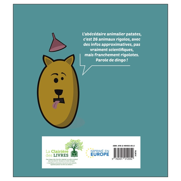 L'abécédaire des animaux Patates