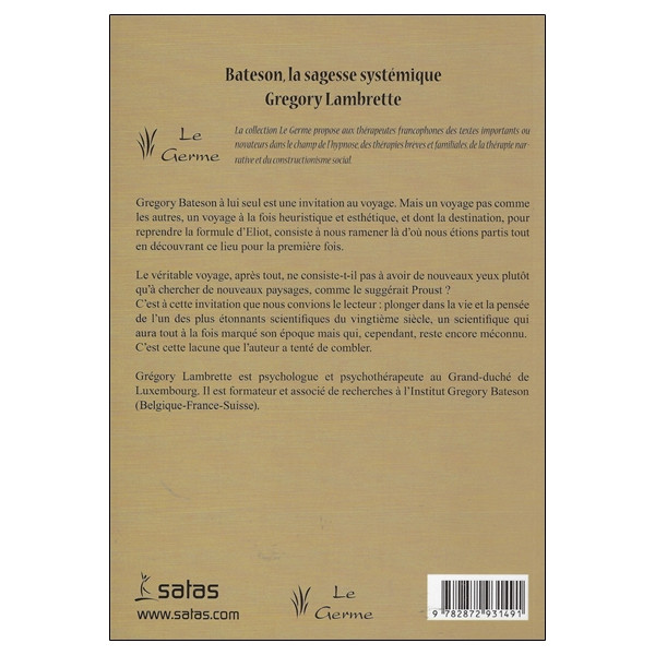 Bateson, la sagesse systémique