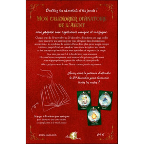 Mon calendrier divinatoire de l'Avent - 26 cartes à découvrir chaque jour et 18 cartes bonus
