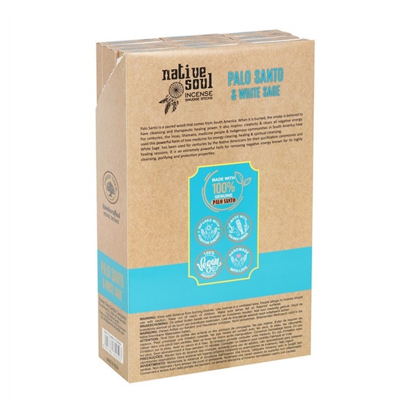 Encens Green Tree Native Soul Palo Santo & Sauge Blanche - 15 grs