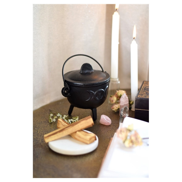 Chaudron en Fonte Noir Diamètre 12 cm