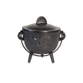 Chaudron en Fonte Noir Diamètre 12 cm