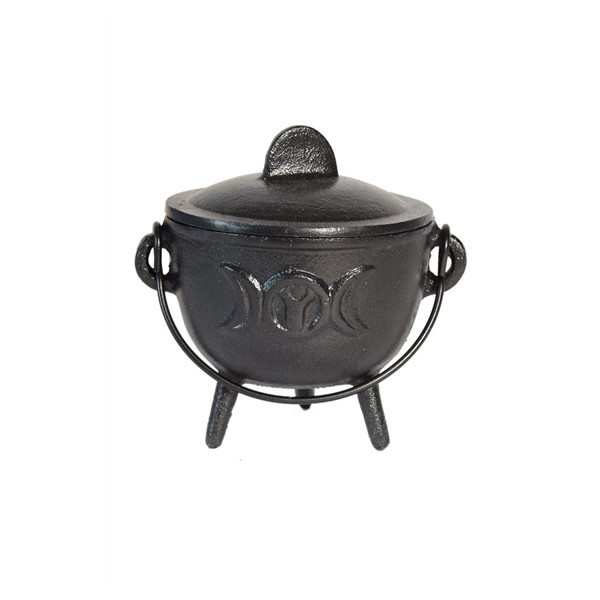 Chaudron en Fonte Noir Diamètre 12 cm