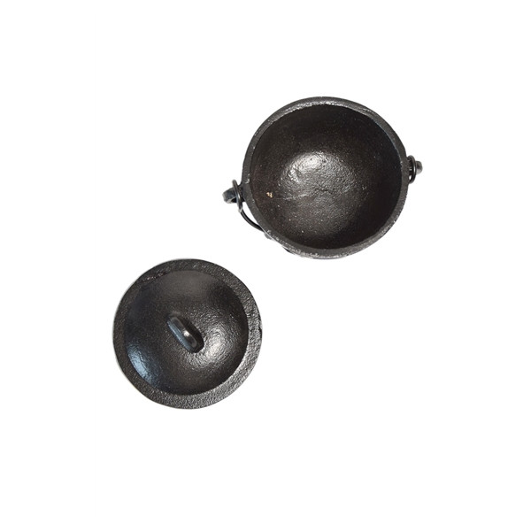 Chaudron en Fonte Noir Diamètre 12 cm