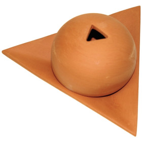 Brûleur Etoile pour papier d'Arménie - Terre cuite