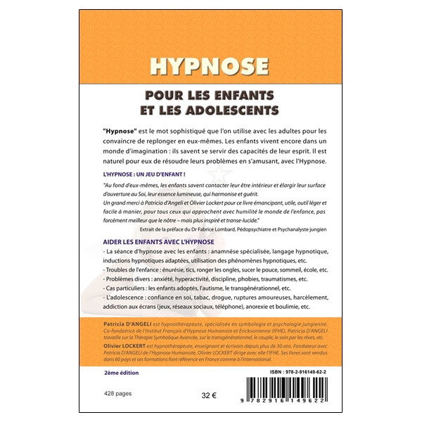 Hypnose pour les enfants et les adolescents - Guide pratique pour les parents et les thérapeutes