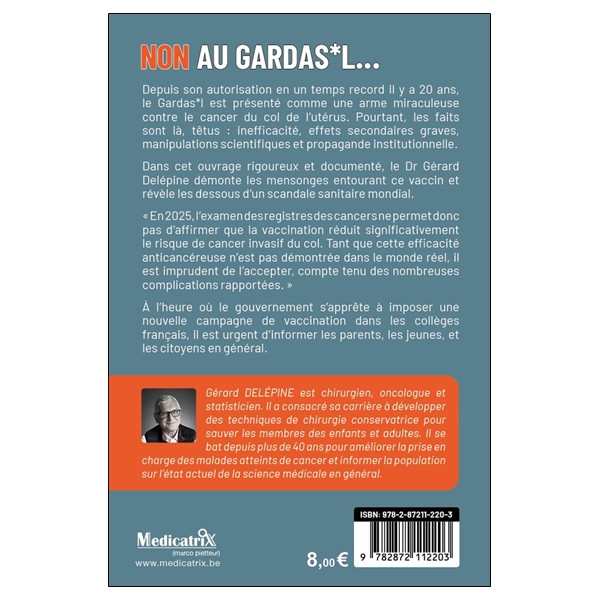 Non au Gardas*l pour nos collégiens - Vaccin injustifié, dangereux et hors de prix