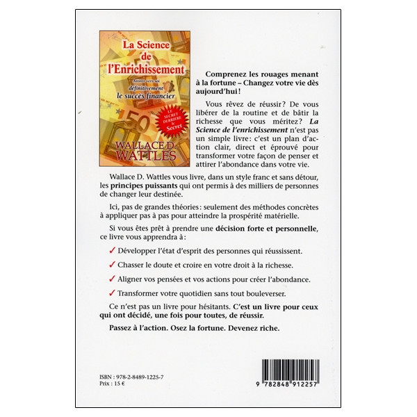 La Science de l'Enrichissement - Attirer vers soi définitivement le succès financier - Le secret derrière le secret