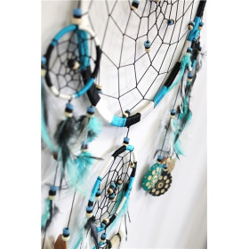 Attrape-rêves bleu turquoise - TGM