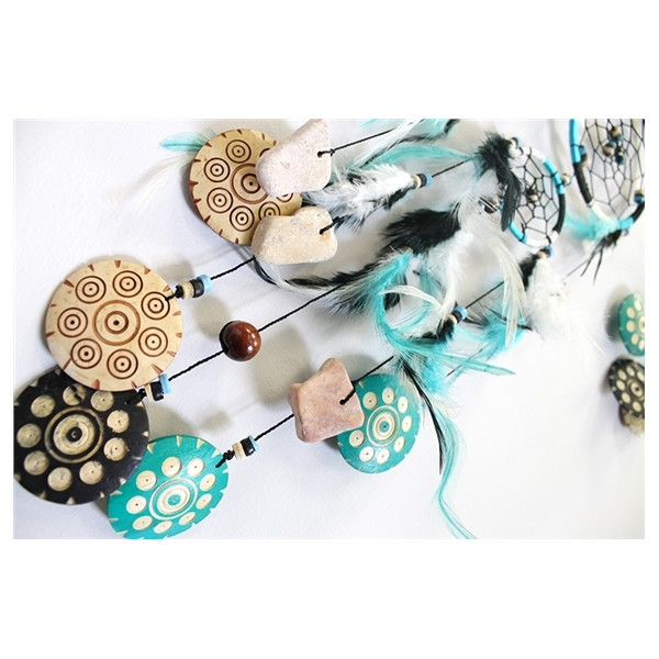 Attrape-rêves bleu turquoise - TGM