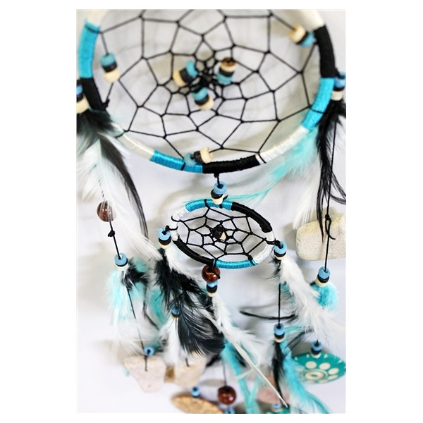 Attrape-rêves bleu turquoise - TGM
