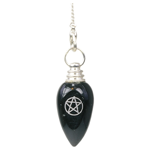 Pendule Onyx Pentagramme