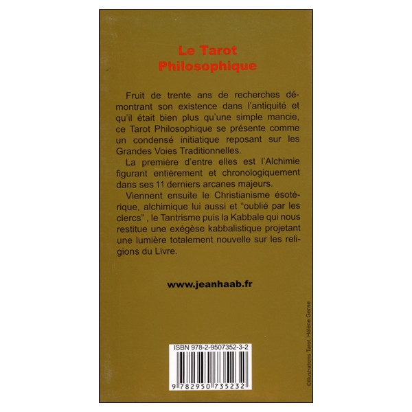 Le tarot philosophique (le jeu) - 22 lames