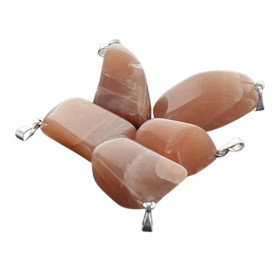 Pendentif pierre roulée - Pierre Soleil