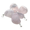 Pendentif pierre roulée - Quartz Rose