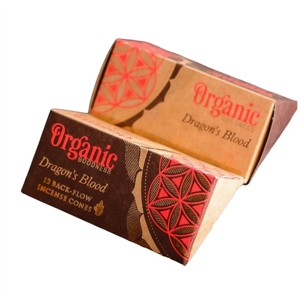 Encens Cône Organic Sang de dragon Cône Backflow 41 grs