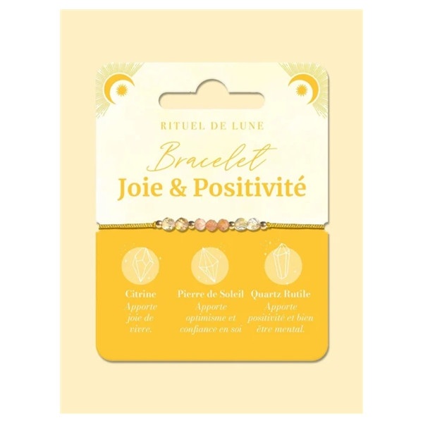 Bracelet d'intention Joie & Positivité