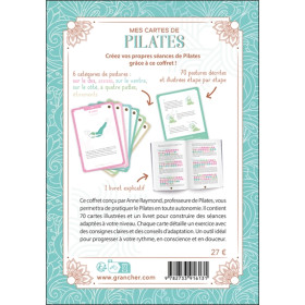 Mes cartes de pilates - 70 cartes illustrées pour un bien-être en mouvement - Coffret