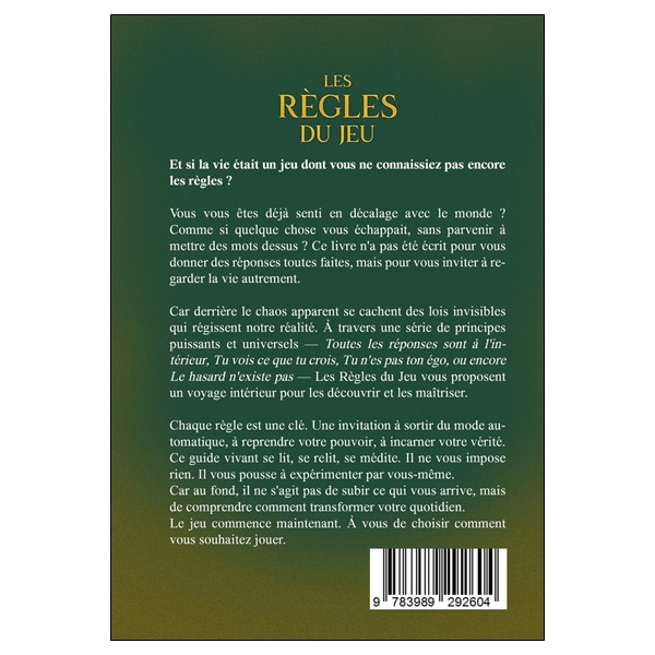 Les règles du jeu - Pour comprendre le sens de la vie