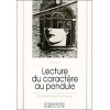 Lecture du caractère au pendule