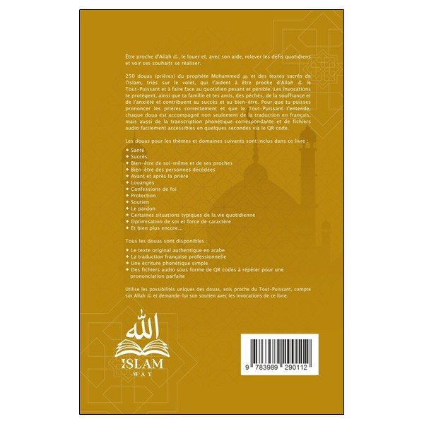 Le livre des Douas - Des Douas pour la croissance spirituelle, la santé, la protection et le succès