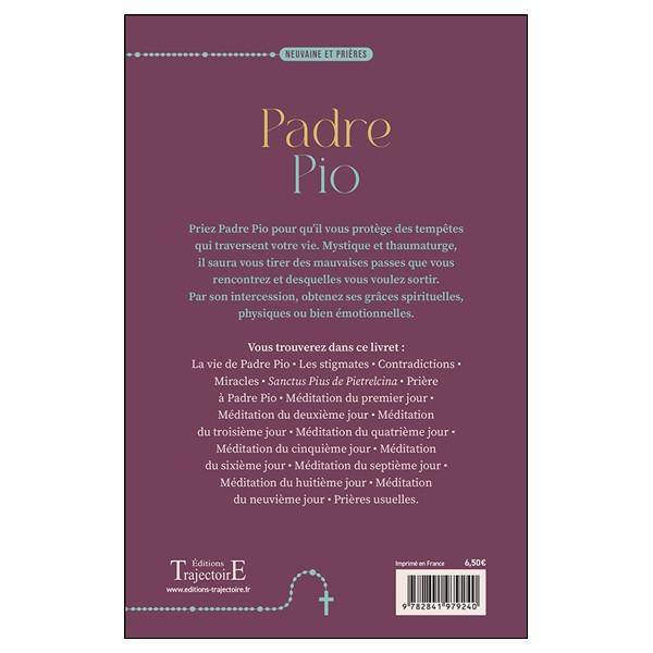 Padre Pio - Neuvaine et prières
