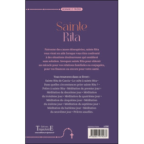 Sainte Rita - Neuvaine et prières