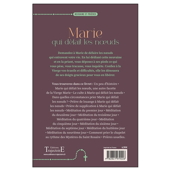 Marie qui défait les nuds - Neuvaine et prières