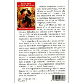 Sainte Marie qui défait les noeuds - Prières et Neuvaines