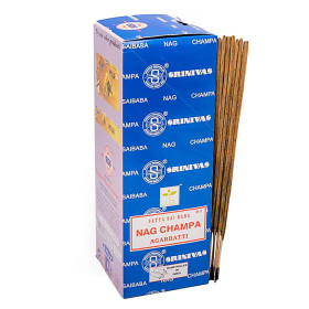 Encens Satya Nag Champa classique en bâtonnets -- 10 g