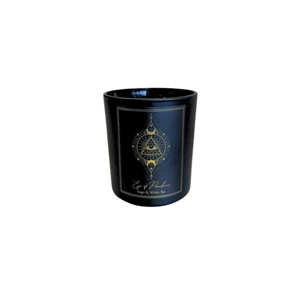 Bougie parfumée Esotéric Eye of Providence - Sauge et Thé Blanc 120 grs