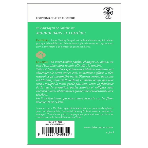 Mourir dans la lumière - Corps - Arc-en-ciel - Toukdam - Incorruption - Un clair rayon de lumière sur