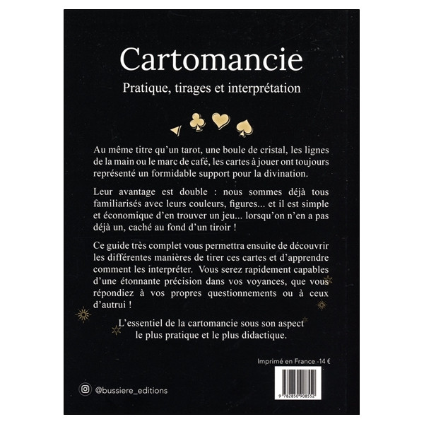 Cartomancie - Pratique, tirages & interprétation