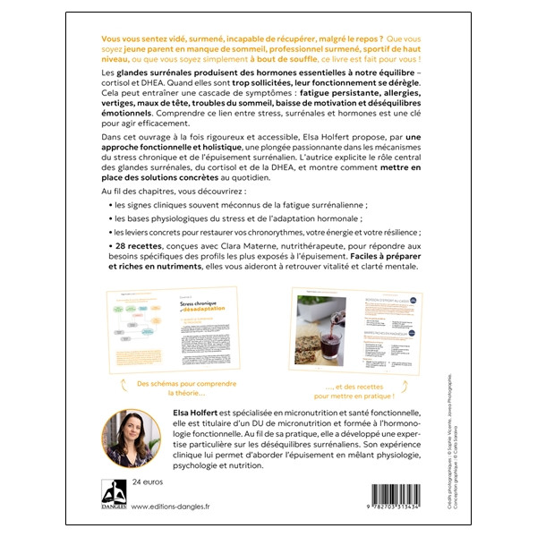 Fatigue chronique, et si cétait un épuisement surrénalien ?  Pour en finir avec le stress persistant, les vertiges, les déséqu
