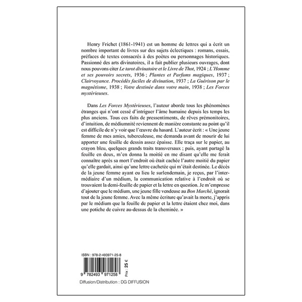 Les Forces mystérieuses - Métamorphoses de l'énergie psychique