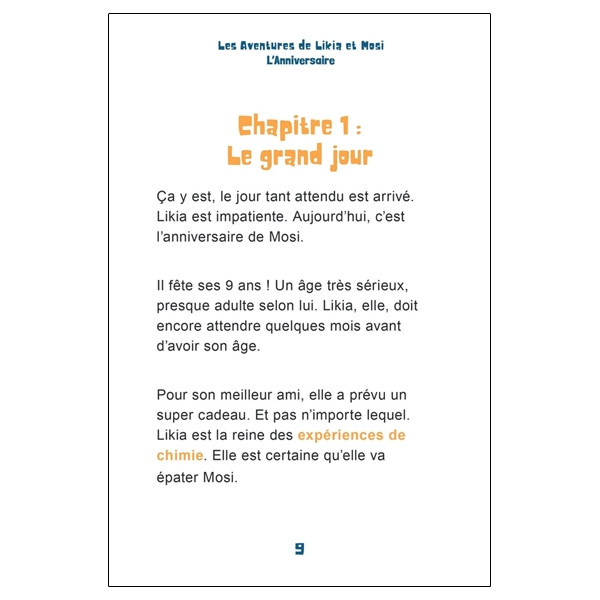 Les aventures de Likia et Mosi Tome 2 - L'anniversaire