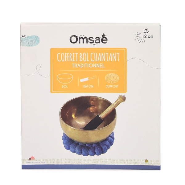 Coffret Bol Chantant Traditionnel Diamètre 12 cm