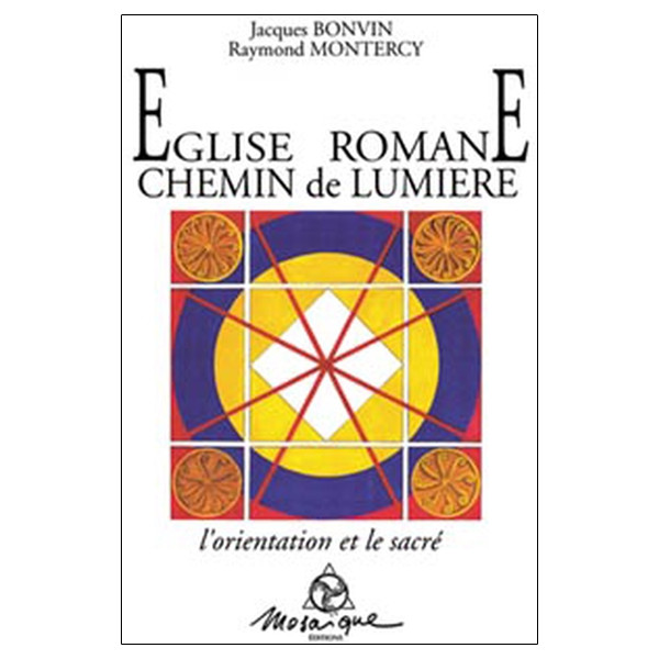 Église romane. chemin de lumière