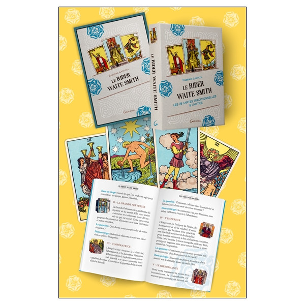 Le Rider Waite Smith - Les 78 cartes traditionnelles & 1 notice - Coffret