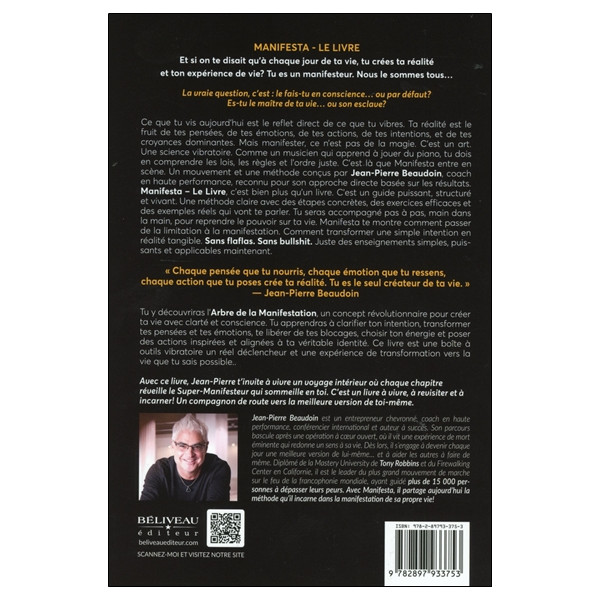 Manifesta - Le livre - De la limitation à la manifestation - Le secret t'a inspiré... Manifesta va te transformer